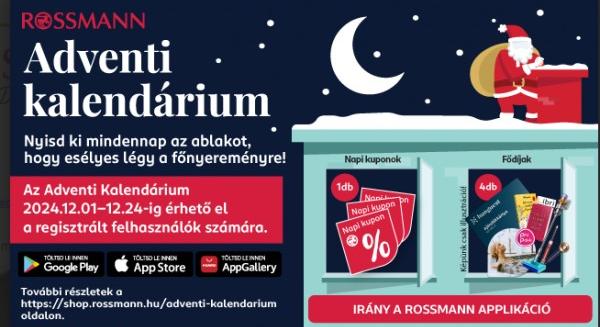 Naponta új meglepetések a Rossmann adventi kalendáriumában