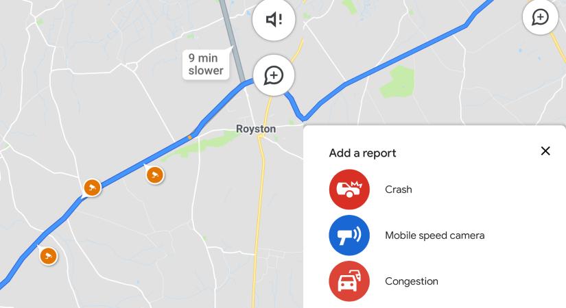 Rossz hír az autósok számára: a Google Térkép nem fogja mutatni a traffipaxokat