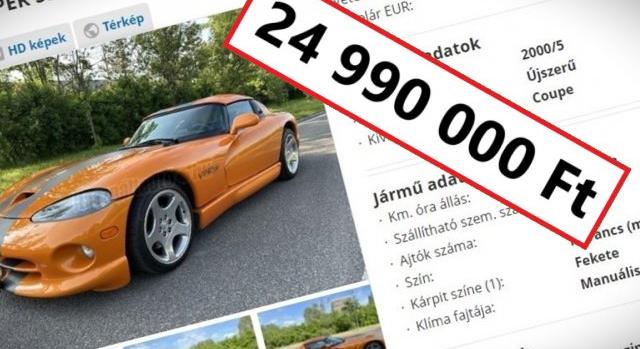 24 éves autóért 25 milliót? Ebben az esetben megérheti!