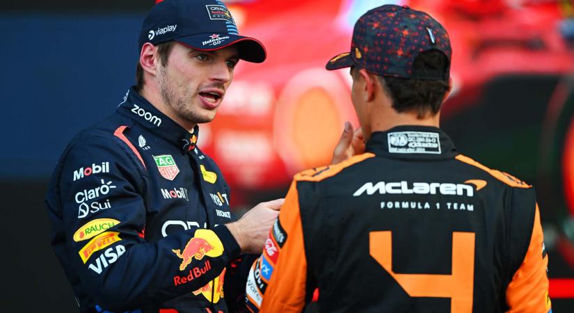 Norris: Verstappen komikusnak állhatna!