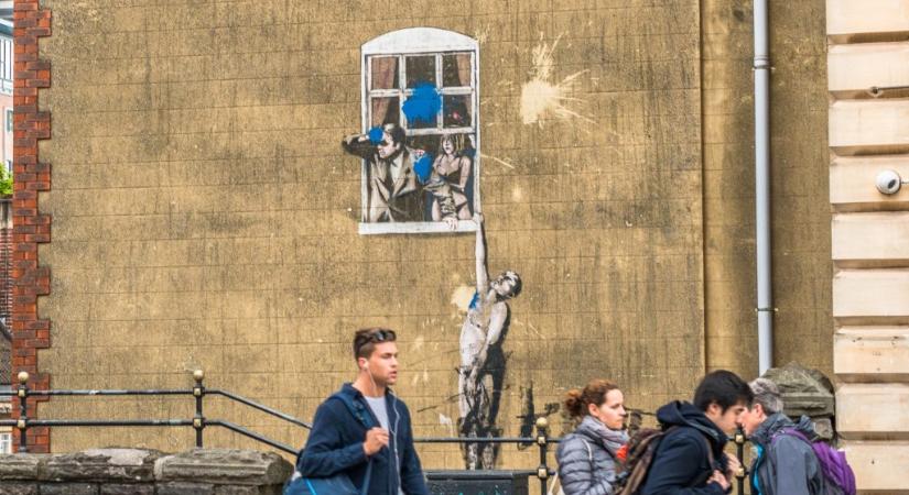 Hatalmasat spórolhat valaki, ha megvesz egy bristoli Banksy-művet