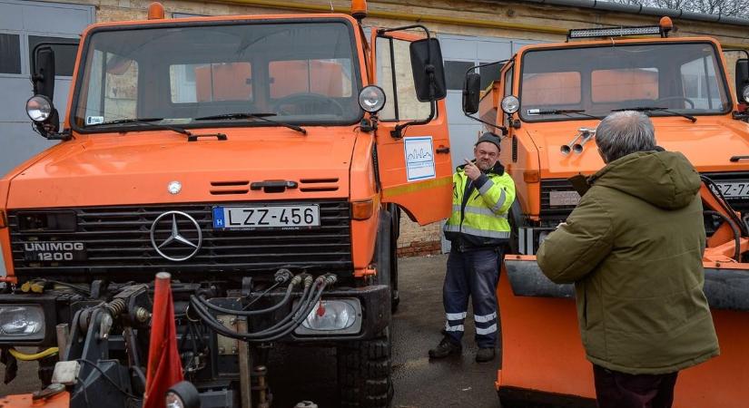 Készen áll a téli síkosságmentesítésre a Gyöngyösi Városgondozási Zrt.