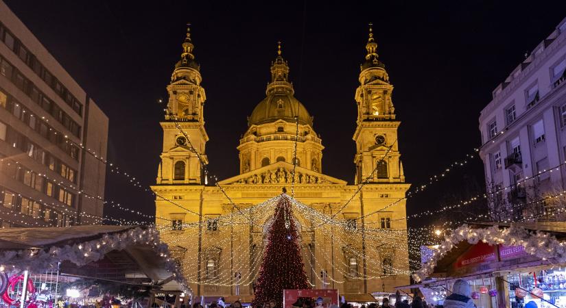 Minden idők legjobb európai karácsonyi vásárának választották a budapesti Advent Bazilikát