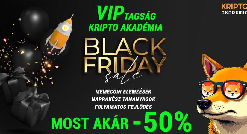 BLACK FRIDAY A KRIPTO AKADÉMIÁN!