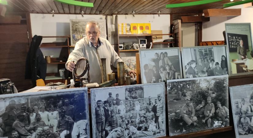 A honvédek karácsonyát mutatja be Hegyi Endre vásárhelyi kiállítása