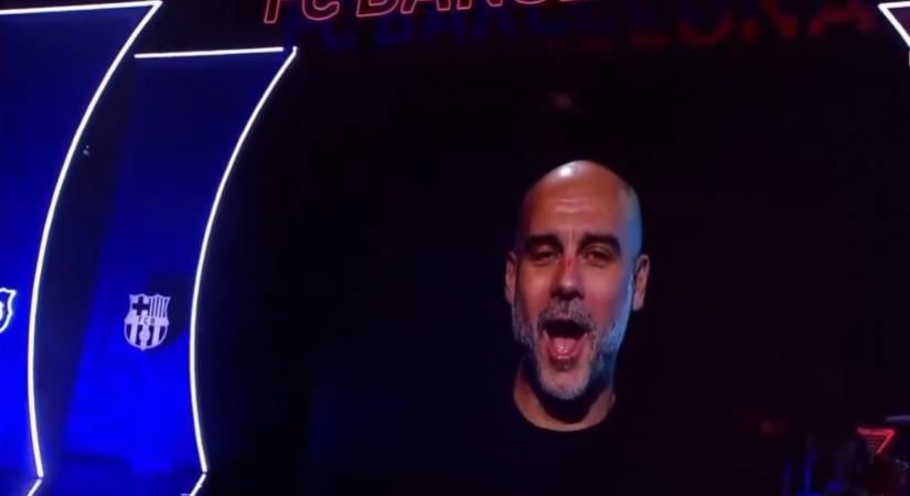 Ezt nagyon nem láttuk jönni: Guardiola énekel!