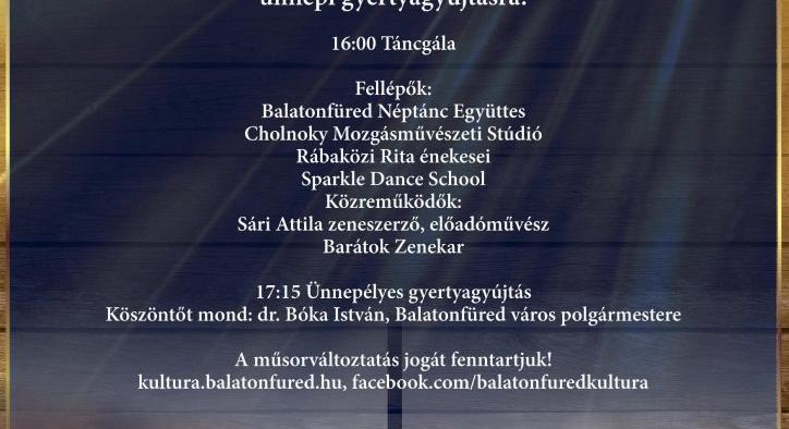 Advent fényei táncgála Balatonfüreden (balatonfured.hu)