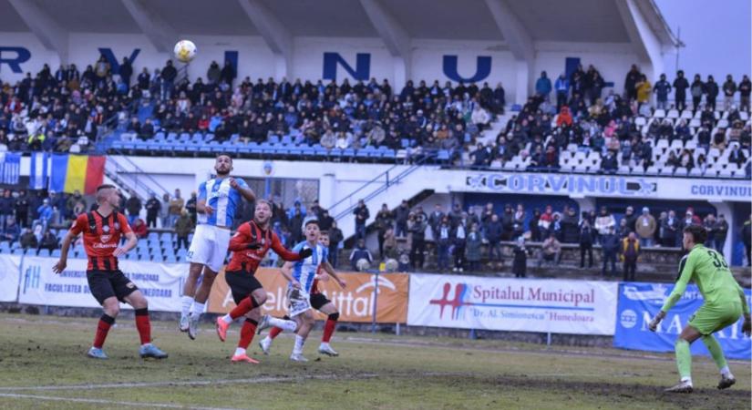 Liga 2: Dolny góljával mentett pontot Vajdahunyadon az FK Csíkszereda