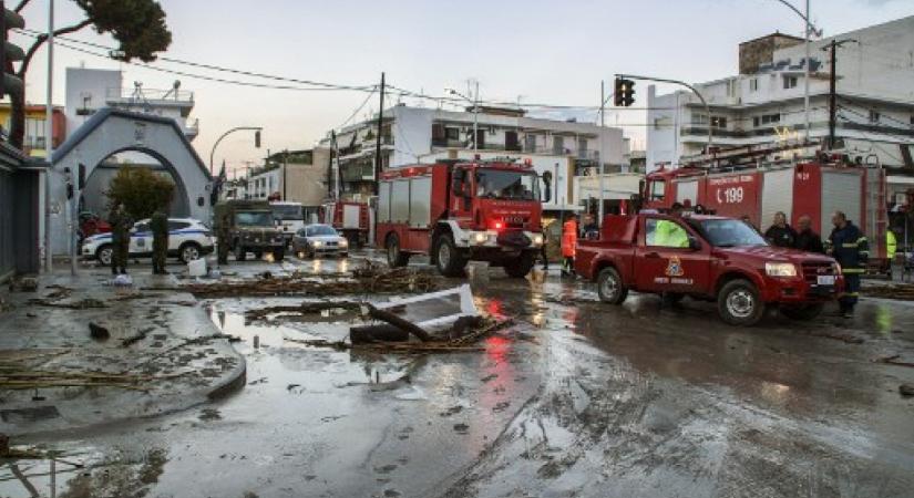 Hatalmas vihar csapott le az Égei-tenger térségére