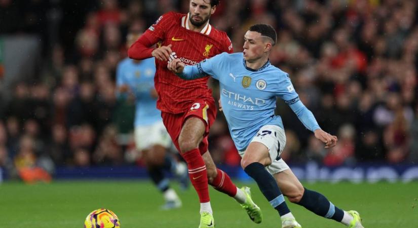 Liverpoolban is elbukott, folytatódott a ManCity vesszőfutása