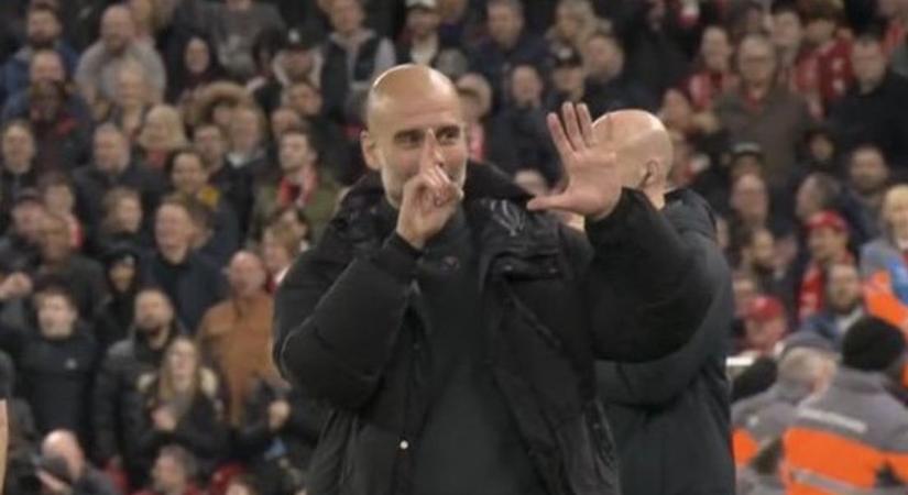 Guardiola miért mutatott hatost a Liverpool-szurkolóknak? Hiszen hetest kellett volna...