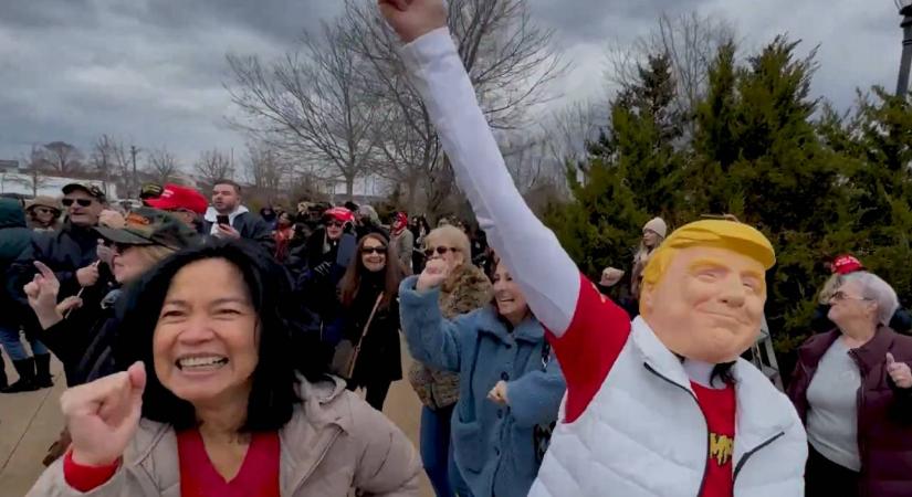 Őrült videó: Trump-táncfesztivált rendeztek New York lakóinak