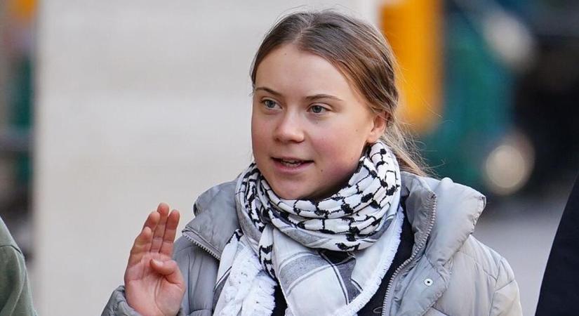 A Margit körúton teázott Greta Thunberg