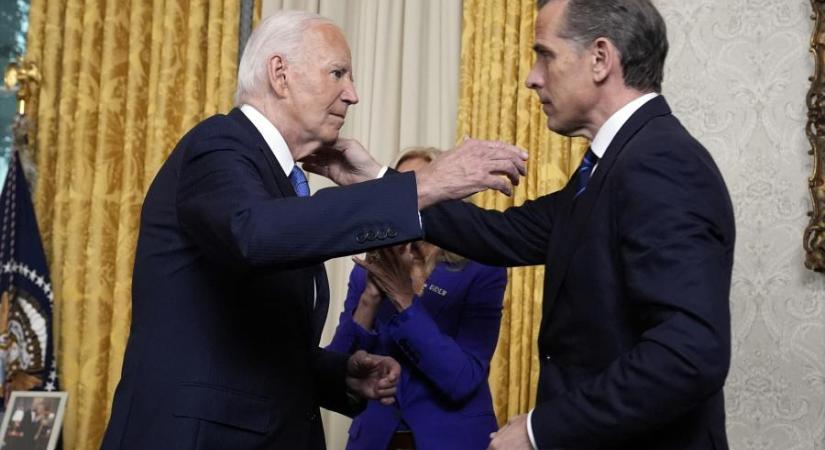 Elnöki kegyelemben részesítette a saját fiát Joe Biden