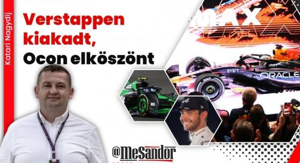 Verstappen kiakadt, Ocon elköszönt: így zárult a Katari Nagydíj