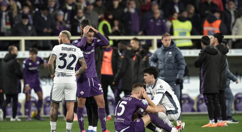 Eszméletlenül összerogyott a Fiorentina 22 éves játékosa az Inter elleni rangadón