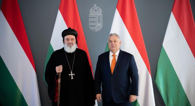 Orbán Viktor a szír ortodox egyház vezetőjével tárgyalt