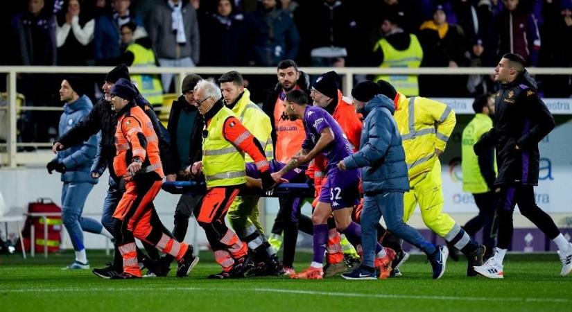 Felébresztették a kómából a Fiorentina játékosát, aki az Inter elleni meccsen esett össze (videó)