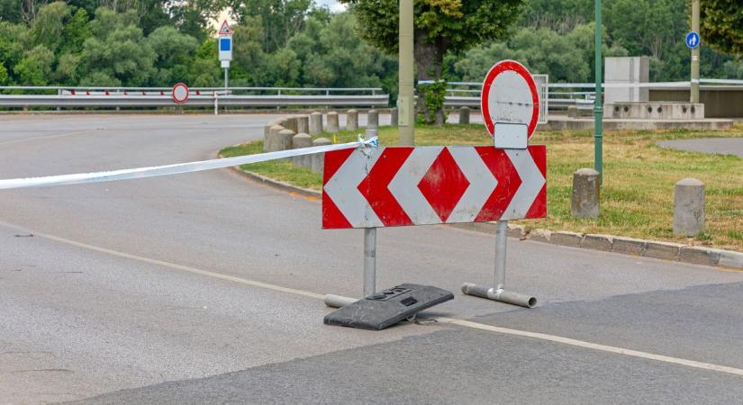 Keddtől útlezárás miatt forgalomkorlátozásra kell számítani a Mészöly Géza utcánál