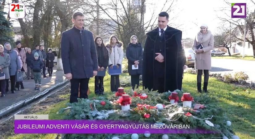 Aktuális (2024.12.02) - Jubileumi adventi vásár és gyertyagyújtás Mezőváriban (videó)