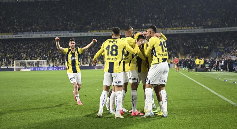 Süper Lig: küzdelmes mérkőzésen aratott győzelmet a Fenerbahce és tapad a listavezető Galatasarayra – videóval