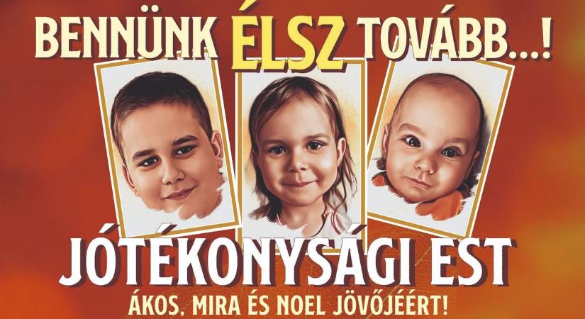 Jótékonysági est: „Bennünk élsz tovább...”