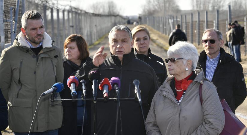 „Csak gyenge kormányok gyenge vezetői engednek be migránsokat” - mondta új videójában Orbán, majd Magyarról vágtak be képeket