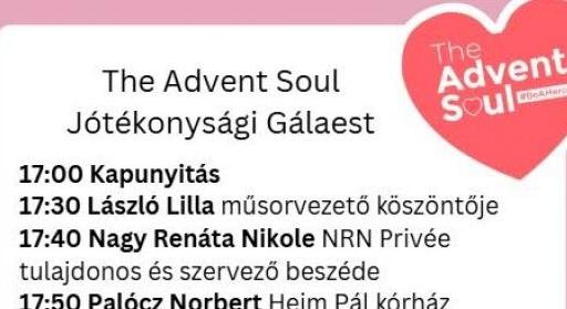 The Advent Soul Jótékonysági Gála a budapesti W Hotelben