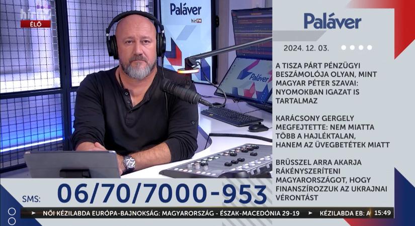 Paláver - A Tisza Párt pénzügyi beszámolója olyan, mint Magyar Péter szavai: nyomokban igazat is tartalmaz  videó