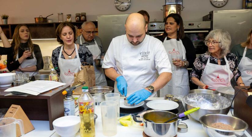 Lengyel gasztroest a Gastropolis főzőstúdiójában