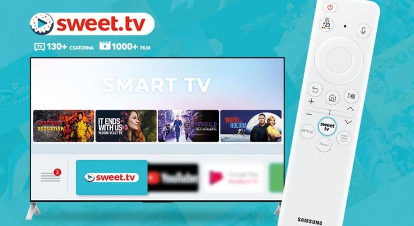 Külön SWEET.TV-gomb került a Samsung Smart TV-távirányítókra