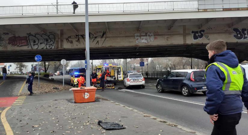 Autós gázolt gyalogost az Árpád híd alatt