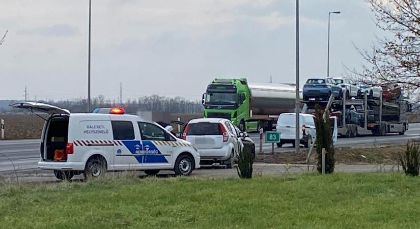 Baleset történt Szombathely határában