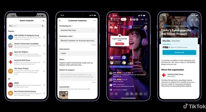 TikTok új funkcióval támogatja a jótékonysági szervezeteket