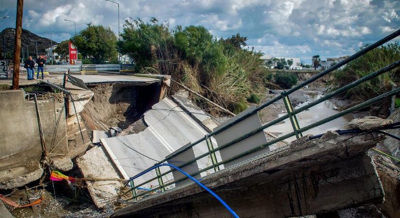 A Bora vihar Görögországba mar