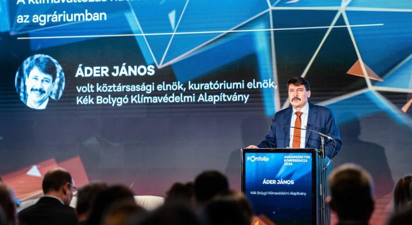 Áder János: Nem tudjuk megállítani a klímaváltozást