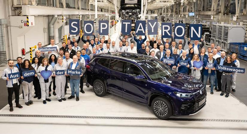 VW Tayron: Wolfsburgban elindult a nagy SUV gyártása