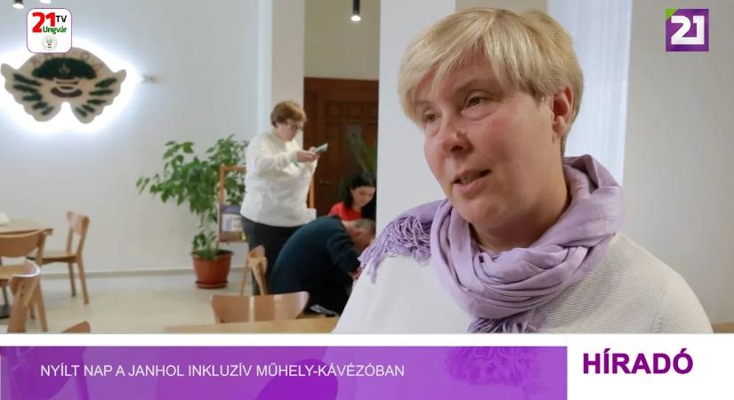 Nyílt nap a Janhol inkluzív műhely-kávézóban (videó)