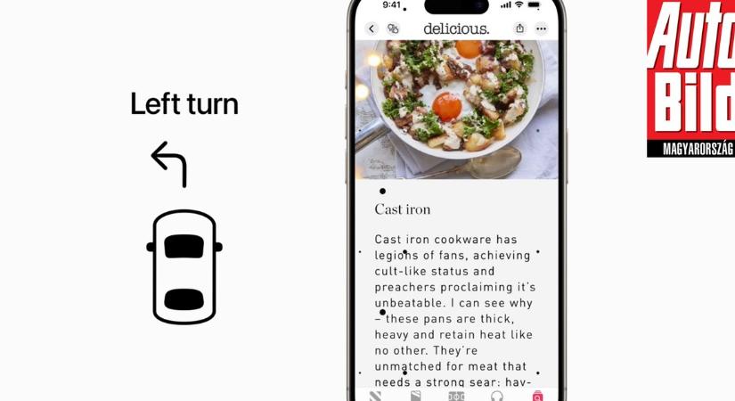 Az iOS és az iPadOS új funkciója így orvosolja az émelygést autózás közben