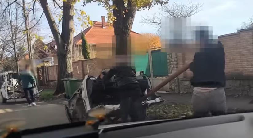 Ezt látni kell! Elvették a jogsiját, kettévágta a Suzukiját, de ezzel is akadt egy kis gond... – videó