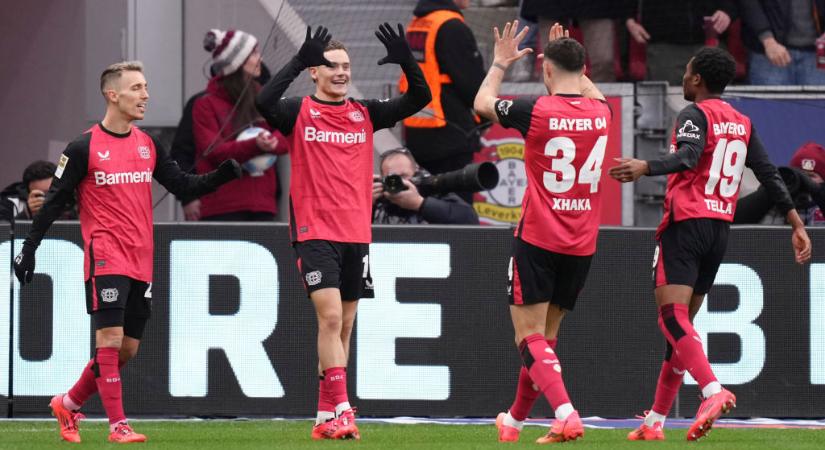 Bundesliga: küzdelmes mérkőzésen gyűrte le a St. Paulit a Bayer Leverkusen – videóval