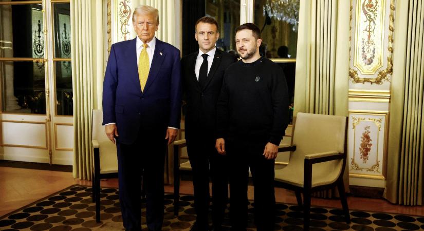 A Notre-Dame szombati avatója alkalmából a francia elnöki palotában találkozott Donald Trump és Volodimir Zelenszkij