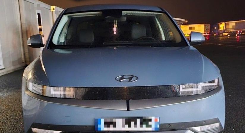 Fennakadt az ellenőrzésen egy Hyundai