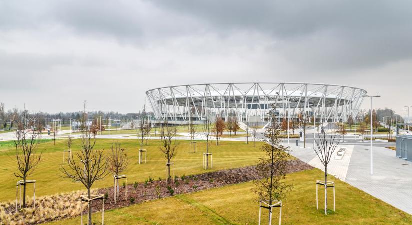 A budapesti atlétikai stadion közparkjának első napjai