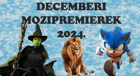 Decemberi MOZIPREMIEREK (2024) - CINEMARATON