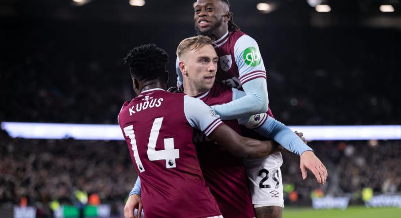 PL: fontos győzelmet aratott a Wolverhampton ellen a West Ham United – videóval