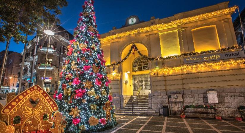 Téli mesevilág a tengerparton, a Hotel Kvarnerben