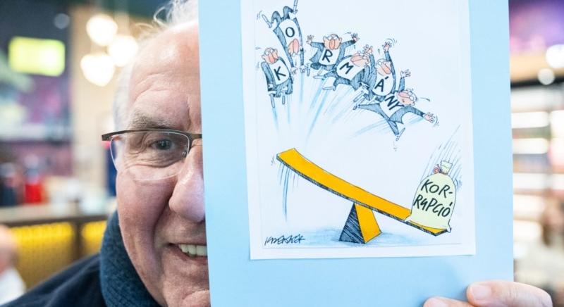 Krenner István karikaturista: Nincs humoros politikus