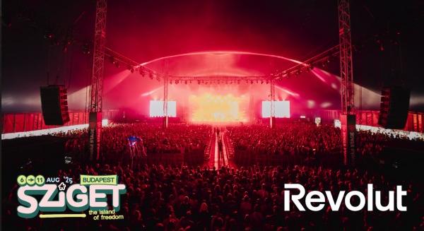 A Revolut exkluzív ünnepi akciót indít a Sziget Fesztivál bérleteire