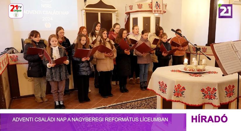 Adventi családi nap a Nagyberegi Református Líceumban (videó)